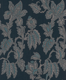 Чёрно-синие обои Rasch Textil Letizia 087139