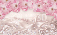 3D фотообои с имитацией под шелк Design Studio 3D Цветочная фантазия CF-026