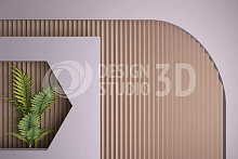 Коричневые 3D обои Design Studio 3D Объемная перспектива OP-012
