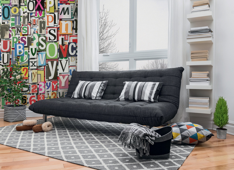 диван прямой unico sofa 2 gray