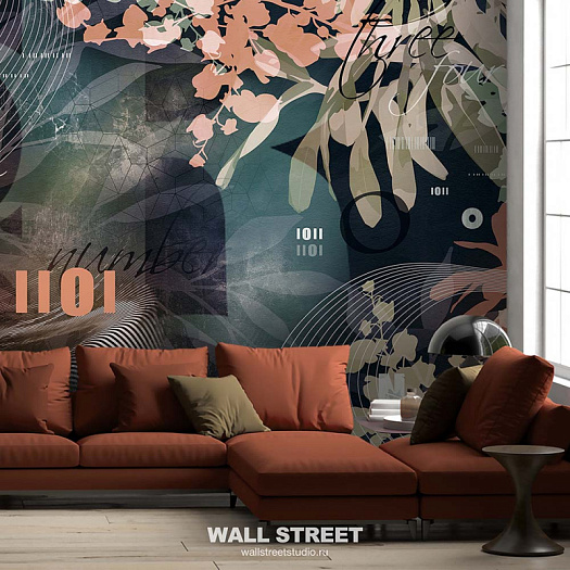 Фотообои в интерьере артикул Grafico 12, GRAFICO, Wall street