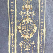 Синие обои в полоску Wiganford Елизавета EL22104