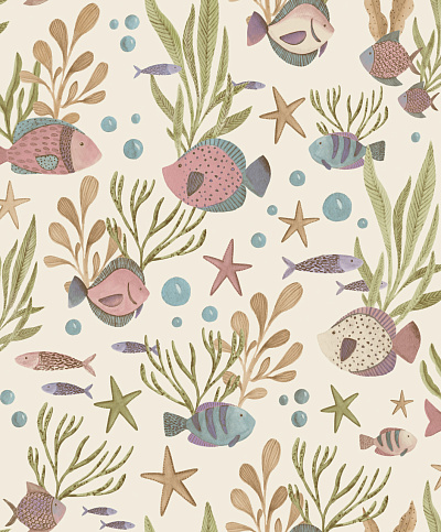 Обои LD 3318, Little Dreamers, Grandeco Обои LD 3318, Little Dreamers, Grandeco