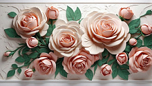 Design Studio 3D Voluminous flowers AG-VF-008