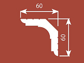 Артикул KX006, 60Х60, Потолочные карнизы, Cosca в текстуре, фото 2