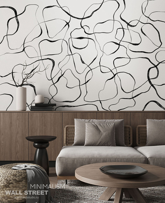 Фотообои в интерьере артикул Minimalism 10, MINIMALISM, Wall street