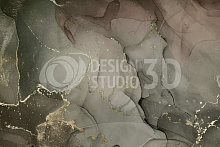 Оливковые 3D обои Design Studio 3D Каменная красота KK-015