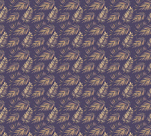 Фиолетово-золотые обои Divino Decor Фотопанно 3-х полосные P-152