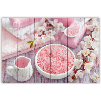 Картины Цветы -24 Розовая сакура, Цветы, Creative Wood