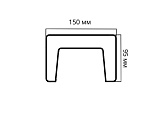 Артикул Брус 150X95X4000, Темная Секвойя, Архитектурный брус, Cosca в текстуре, фото 2