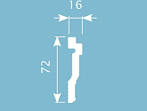 Артикул MX026, 72Х16, Молдинги и углы, Cosca в текстуре, фото 1