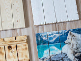 Артикул Loft - Девушка и лес, Девушки, Creative Wood в текстуре, фото 1