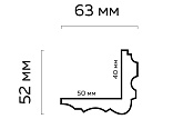 Артикул Му-3, Молдинг угловой, Первая лепная компания в текстуре, фото 1