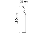 Артикул ПТ-1, Плинтус напольный гладкий, Первая лепная компания в текстуре, фото 1