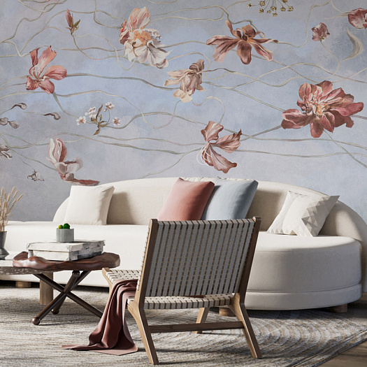 Фотообои в интерьере артикул Floreale-24: 22, FLOREALE 24, Wall street