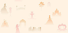 Оранжевые обои для стен Andrea Rossi Kids Land 54278-3