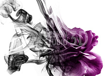 Фиолетовые 3D обои Design Studio 3D Цветочная дымка CD-006