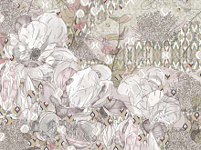 Фотообои пастельных оттенков Wall street PATTERN FLOWER Pattern Flower 4
