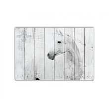 Панно с изображением животных Creative Wood ZOO ZOO - 13 Белая лошадь