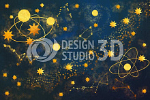 Темные 3D обои Design Studio 3D Детские KID-164