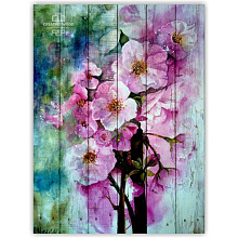 Розовое панно для стен Creative Wood Цветы Цветы -18 Сакура