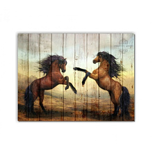 Панно с изображением животных Creative Wood ZOO ZOO - 19 Два коня